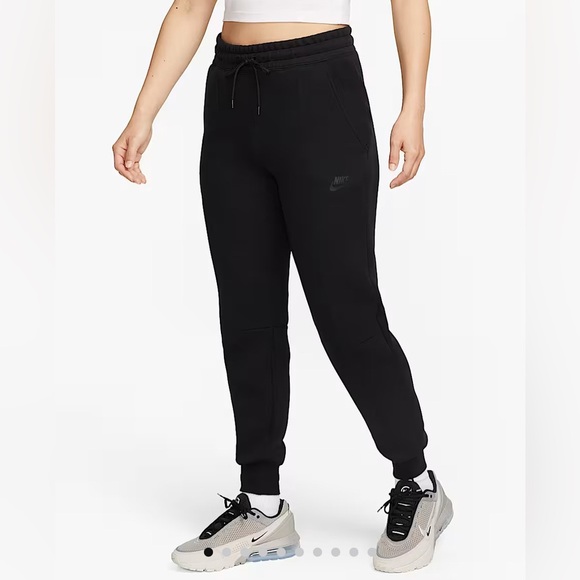 Vintage Nike Women’s Black Cotton Jogger Pants size small - Picture 1 of 12